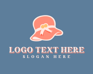 Beach Hat - Fashion Sun Hat Milliner logo design