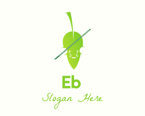 Garden - Leaf Musical Violin logo design