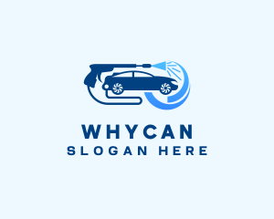 Car Pressure Wash Cleaning Logo
