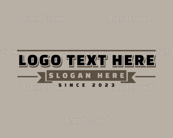 Retro Company Business Logo