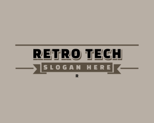 Retro Company Business logo design