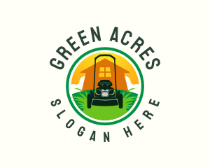 Mowing - Lawn Mower Grass logo design