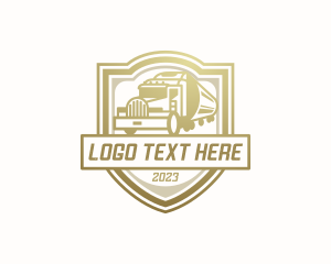 Truck - Petroleum Tanker Truck logo design