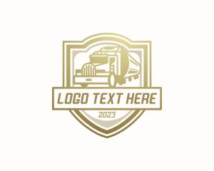 Vehicle - Petroleum Tanker Truck logo design