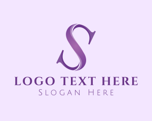 High End - Elegant Modern Letter S logo design