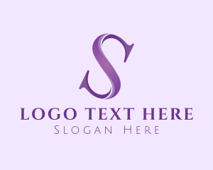 Beauty Salon - Elegant Modern Letter S logo design