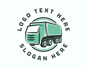 Driver - Truck Vehicle Transportation logo design