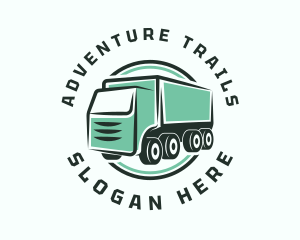 Truck Vehicle Transportation logo design