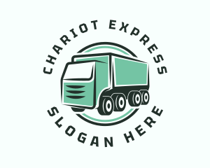 Truck Vehicle Transportation logo design