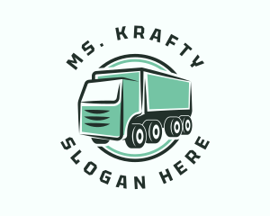 Shipping - Truck Vehicle Transportation logo design