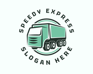 Truck Vehicle Transportation logo design