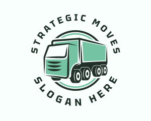 Truck Vehicle Transportation logo design