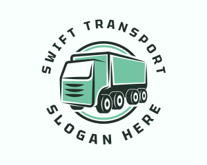 Truck Vehicle Transportation logo design