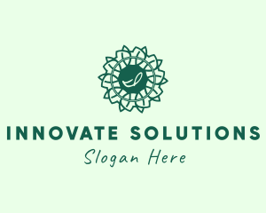 Decorative Leaf Florist Logo