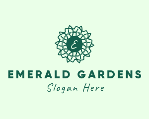 Decorative Leaf Florist logo design