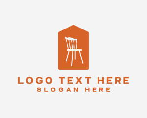 Room - House Furniture Chair logo design