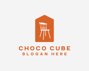 House - House Furniture Chair logo design