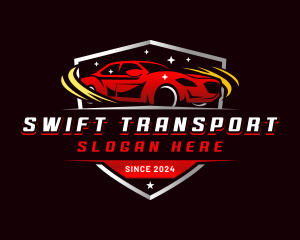 Car Shield Transportation logo design