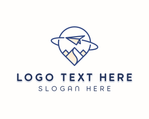 Delivery - Logistics Plane Shipping logo design