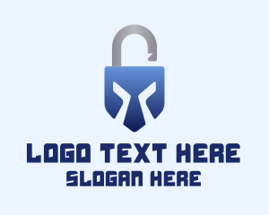 Telecom - Gladiator Lock Security logo design