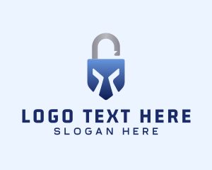 Abstract - Gladiator Lock Security logo design