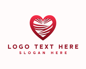 Love - Love Dating Heart logo design