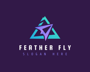 Flying Triangle Aircraft  logo design