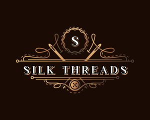 Tailor Stitch Needle logo design