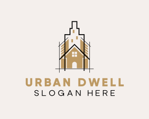 Urban Residence Architecture logo design