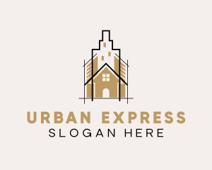 Urban Residence Architecture logo design