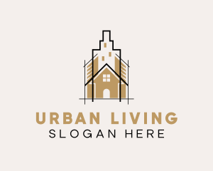 Urban Residence Architecture logo design