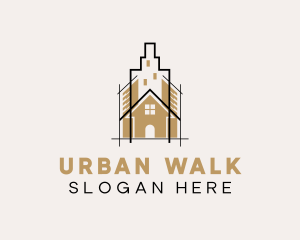 Urban Residence Architecture logo design