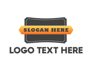 Tag - Masculine Ticket Label logo design