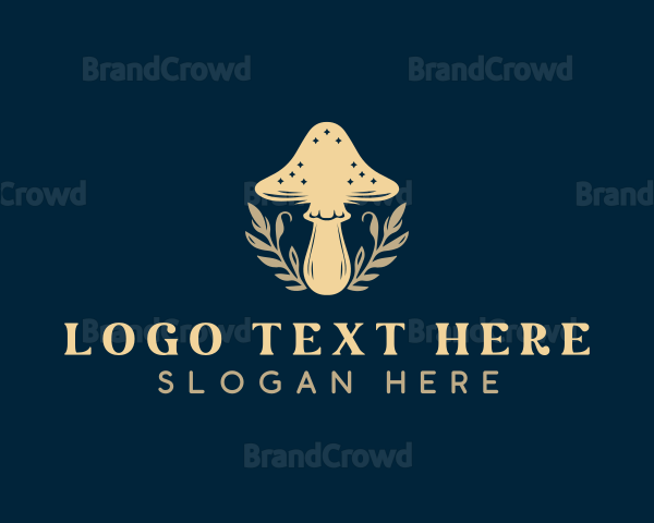 Herbal Fungus Mushroom Logo