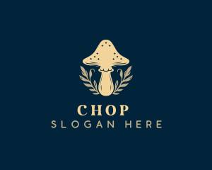 Herbal Fungus Mushroom Logo