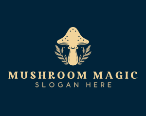 Mushroom - Herbal Fungus Mushroom logo design