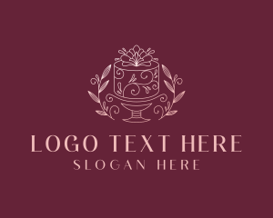 Wedding - Wedding Cake Dessert logo design