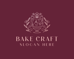 Wedding Cake Dessert logo design