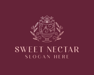 Wedding Cake Dessert logo design