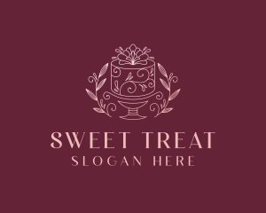 Wedding Cake Dessert logo design