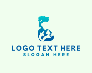 Canine - Animal Pet Veterinary logo design