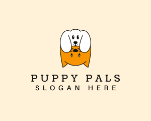 Cute Puppy Cat logo design