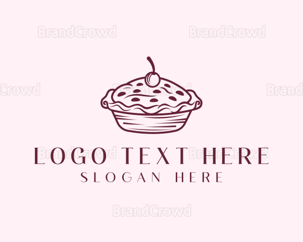 Cheery Pie Cake Logo