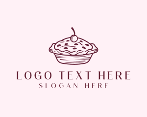 Cheery Pie Cake  Logo