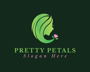 Natural Woman Hair logo design