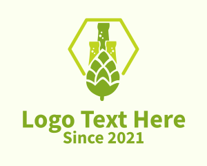 Hexagon - Hops Beer Science logo design