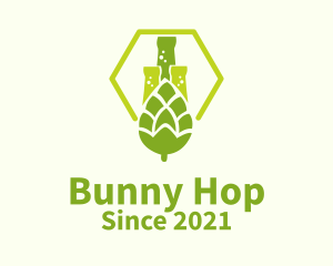 Hops Beer Science logo design