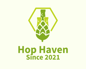 Hops - Hops Beer Science logo design