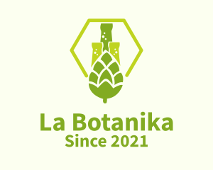 Brewer - Hops Beer Science logo design