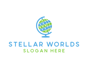 Digital Tech Globe logo design